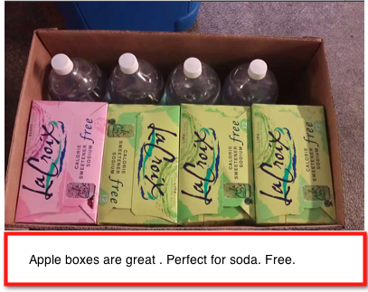 Apple Boxes
for Soda