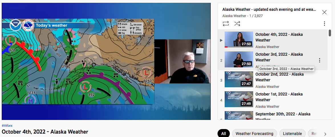 Alaska Weather - YouTube Channel